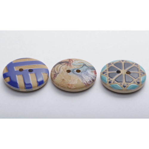 Bespoke Wooden Botanical Buttons